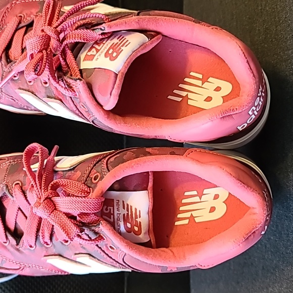 New Balance 574 RED sneakers 👟 - Picture 7 of 8